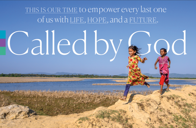 Children play on the banks of the Naf River in Bangladesh. Across the water is Myanmar, which many thousands of Rohingya fled to find refuge in Bangladesh. World Vision is working to help refugees and also opened an area program for the host community.